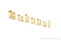 Connecteur Or 4mm Car M+F (8) - GF-1000-004 - Gforce