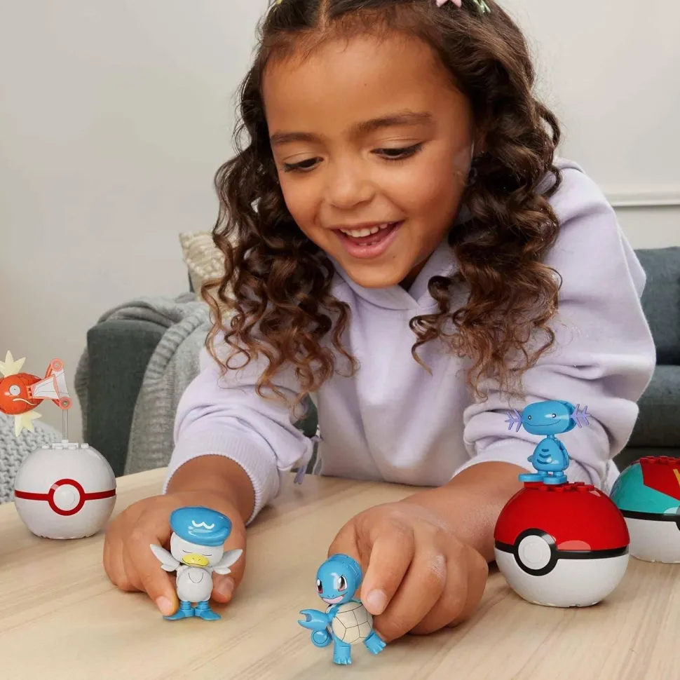 Construction Pokemon : dresseur de pokémon de type eau - Mattel