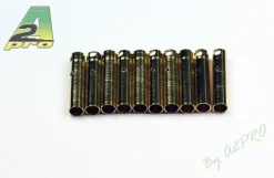 Contact femelle plaqué OR 4mm (10 pièces) A2PRO - A2Pro