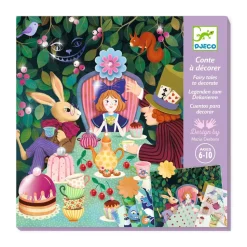 Conte à décorer : Au pays des merveilles - Djeco