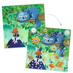 Conte à décorer : Au pays des merveilles - Djeco