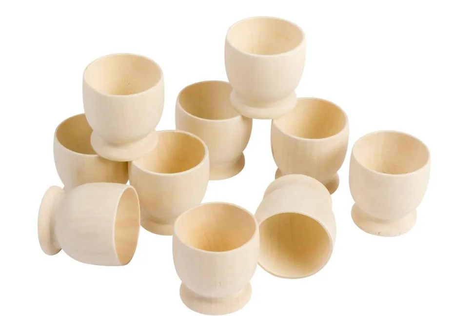 Coquetier en bois, setde 10 - Eduplay