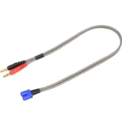 Cordon de chargePro Banana 4mm - EC-3 Female - 40 cm - Cable Plat Silicone 14AWG (1.62mm diam - 2.08 - Gforce