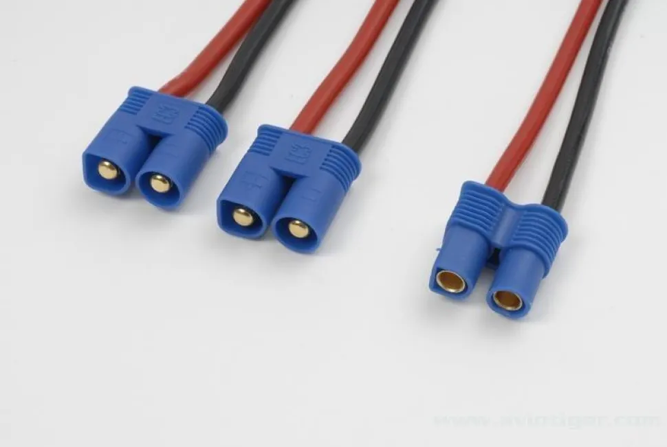 Cordon Y Paral E-Flite EC3 14AWG (1.62mm diam - 2.08mm2 sect) - Gforce