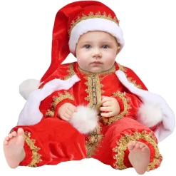 Costume Deluxe Père Noël - Bébé - RueDeLaFete