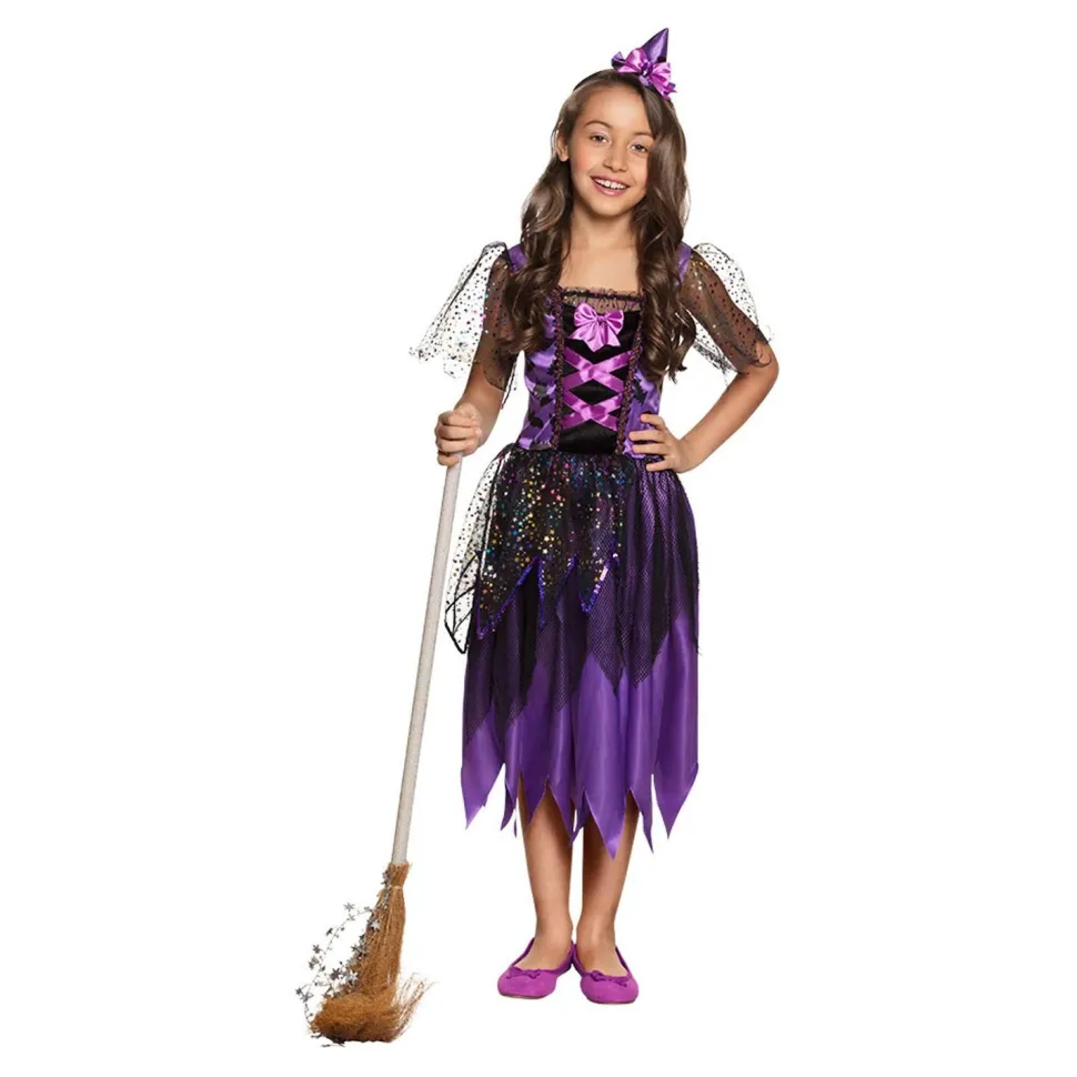 Costume sorcière scintillante - Fille - RueDeLaFete