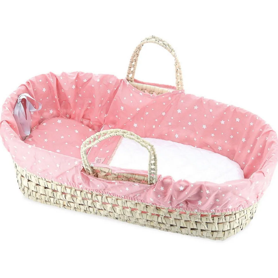 Couffin avec garnissage : Corail étoilé : 50 cm - Petitcollin