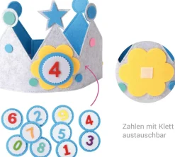 Couronne d'anniversaire bleue - Eduplay