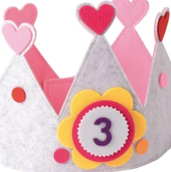 Couronne d'anniversaire rose - Eduplay
