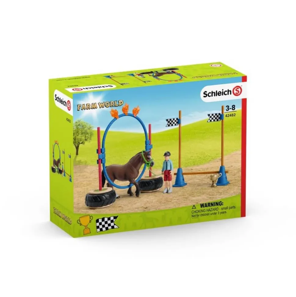 Course d'agilité pour poney - Schleich