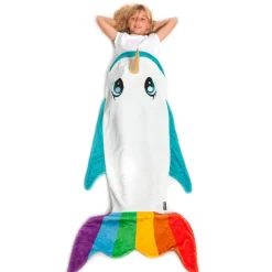 Couverture queue de narval arc-en-ciel - Kanguru