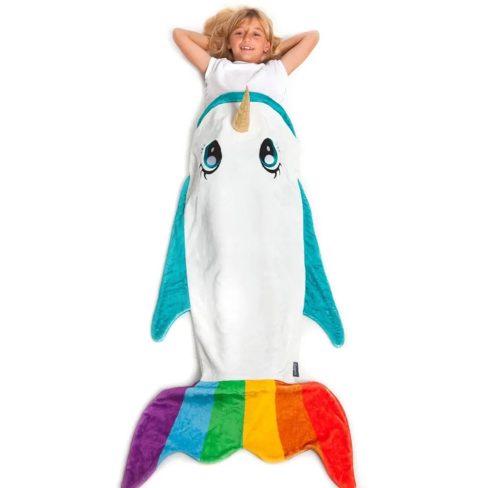 Couverture queue de narval arc-en-ciel - Kanguru