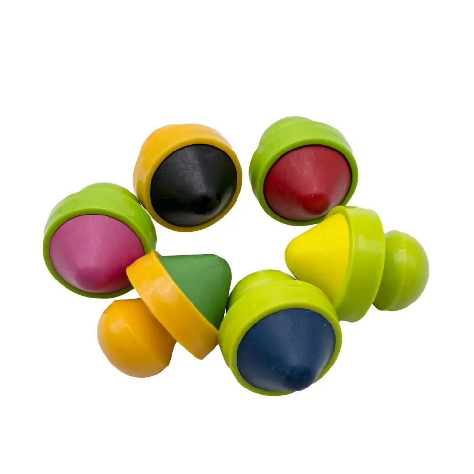 Craie à la cire easy grip avoir poignée, set de 6 - Eduplay