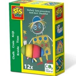 Craies 12 craies couleurs - SES Creative