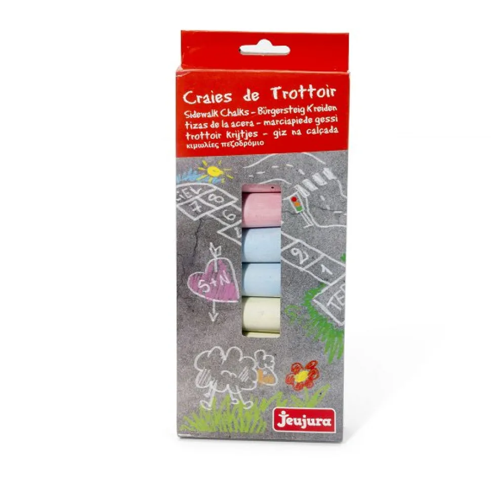 Craies de trottoir : 10 grosses craies de trottoir - JeuJura