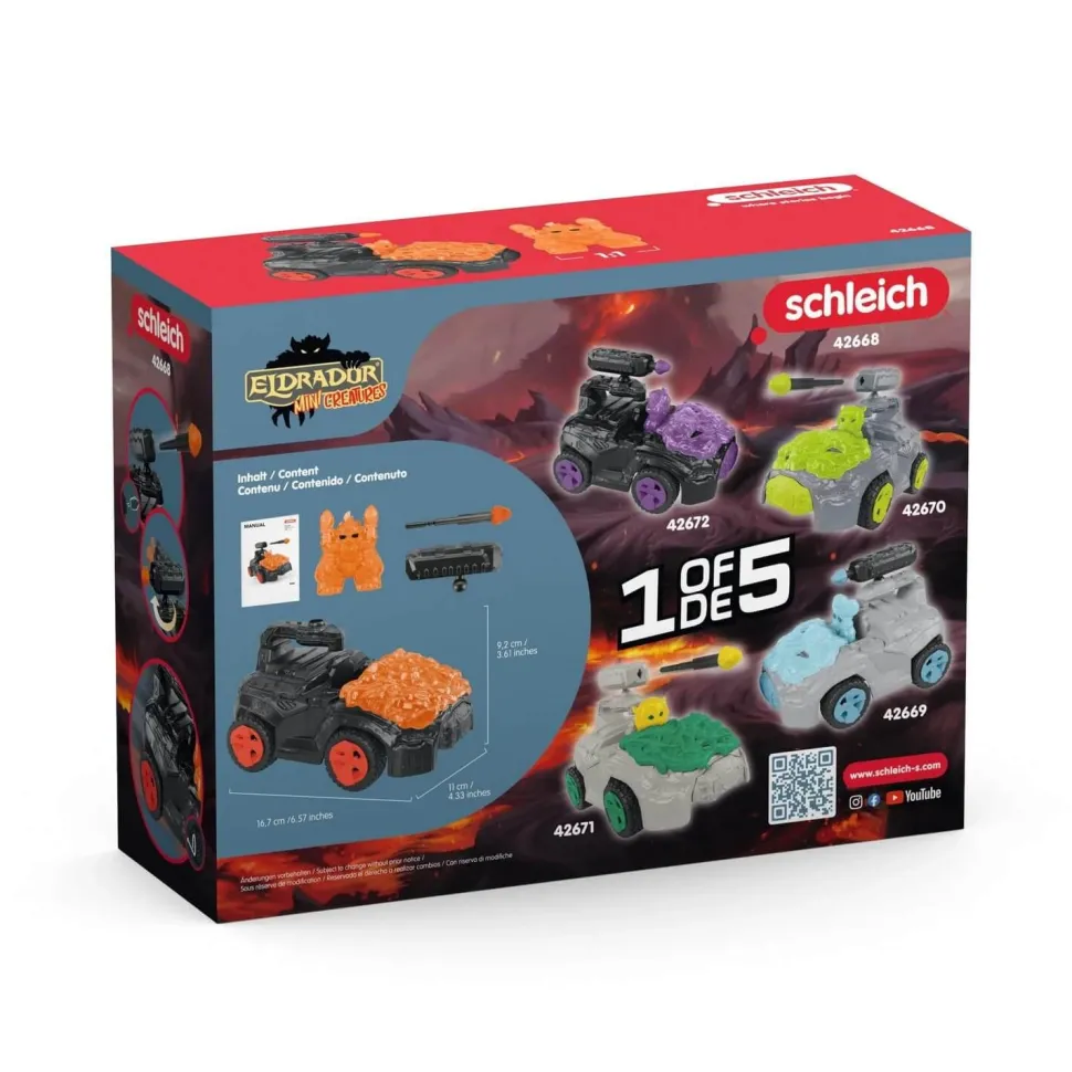 Crashmobile de Lave avec Mini Créature - Schleich