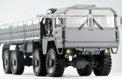 Crawling kit - New MC8-A 1/12 Truck 8x8 Cross-RC - Cross-RC