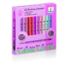 Crayons 10 Feutres pinceaux Rose - Djeco