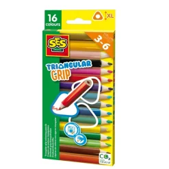 Crayons de couleur triangulaires - SES Creative