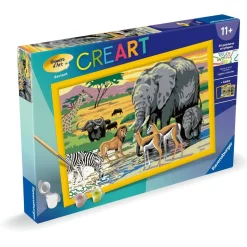 CreArt Kids 31x21cm : Animaux de la Savane - Ravensburger