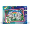 CreArt Kids 31x21cm : Au pays des licornes - Ravensburger