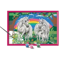 CreArt Kids 31x21cm : Au pays des licornes - Ravensburger