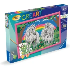 CreArt Kids 31x21cm : Au pays des licornes - Ravensburger