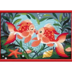CreArt Kids 31x21cm : Bisous de poissons - Ravensburger