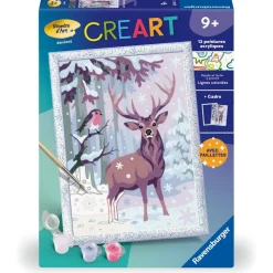 CreArt Kids 18x24cm : Cerf romantique - Ravensburger