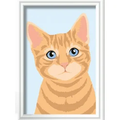 CreArt Kids 8x12cm : Chat roux - Ravensburger