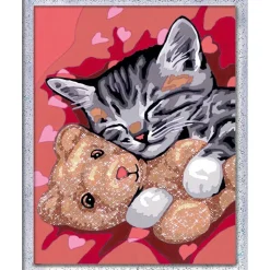 CreArt Kids 18x24cm : Chaton et son nounours - Ravensburger