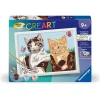 CreArt Kids 18x24cm : Chatons et chaussures - Ravensburger