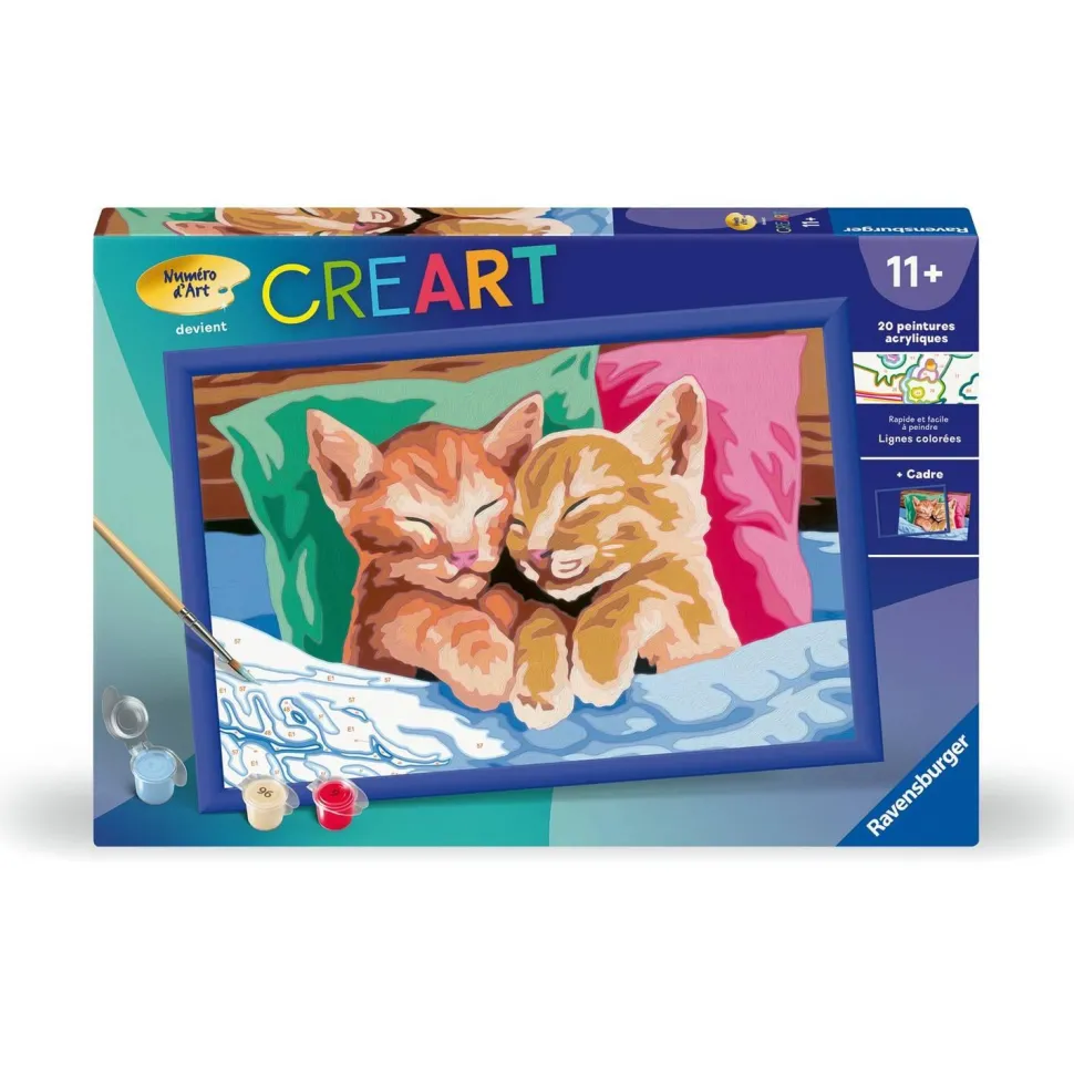 CreArt Kids 31x21cm : Chatons endormis - Ravensburger