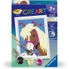 CreArt Kids 8x12cm : Cheval coeur - Ravensburger