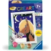 CreArt Kids 8x12cm : Cheval de nuit - Ravensburger