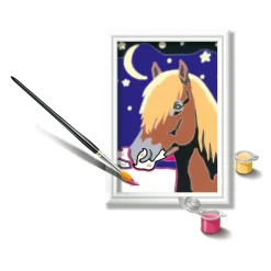 CreArt Kids 8x12cm : Cheval de nuit - Ravensburger