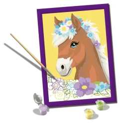CreArt Kids 18x24cm : Cheval fleuri - Ravensburger
