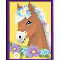 CreArt Kids 18x24cm : Cheval fleuri - Ravensburger