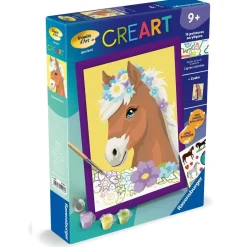 CreArt Kids 18x24cm : Cheval fleuri - Ravensburger