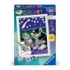 CreArt Kids 13x18cm : Chiot Husky et son compagnon le chaton - Ravensburger