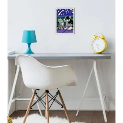 CreArt Kids 13x18cm : Chiot Husky et son compagnon le chaton - Ravensburger