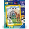 CreArt Kids 18x24cm : Duo chevaux - Ravensburger