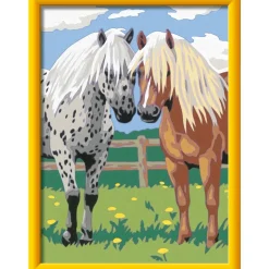 CreArt Kids 18x24cm : Duo chevaux - Ravensburger