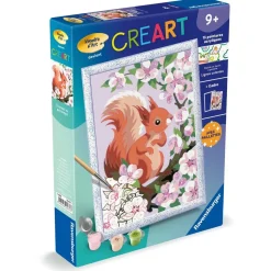 CreArt Kids 18x24cm : ecureuil au printemps - Ravensburger
