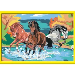CreArt Kids 31x21cm : Horde de chevaux - Ravensburger
