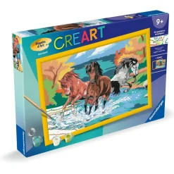 CreArt Kids 31x21cm : Horde de chevaux - Ravensburger