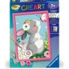 CreArt Kids 18x24cm : Lapin et papillon - Ravensburger