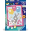 CreArt Kids 13x18cm : Lapin et ballons - Ravensburger