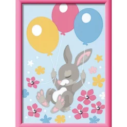 CreArt Kids 13x18cm : Lapin et ballons - Ravensburger