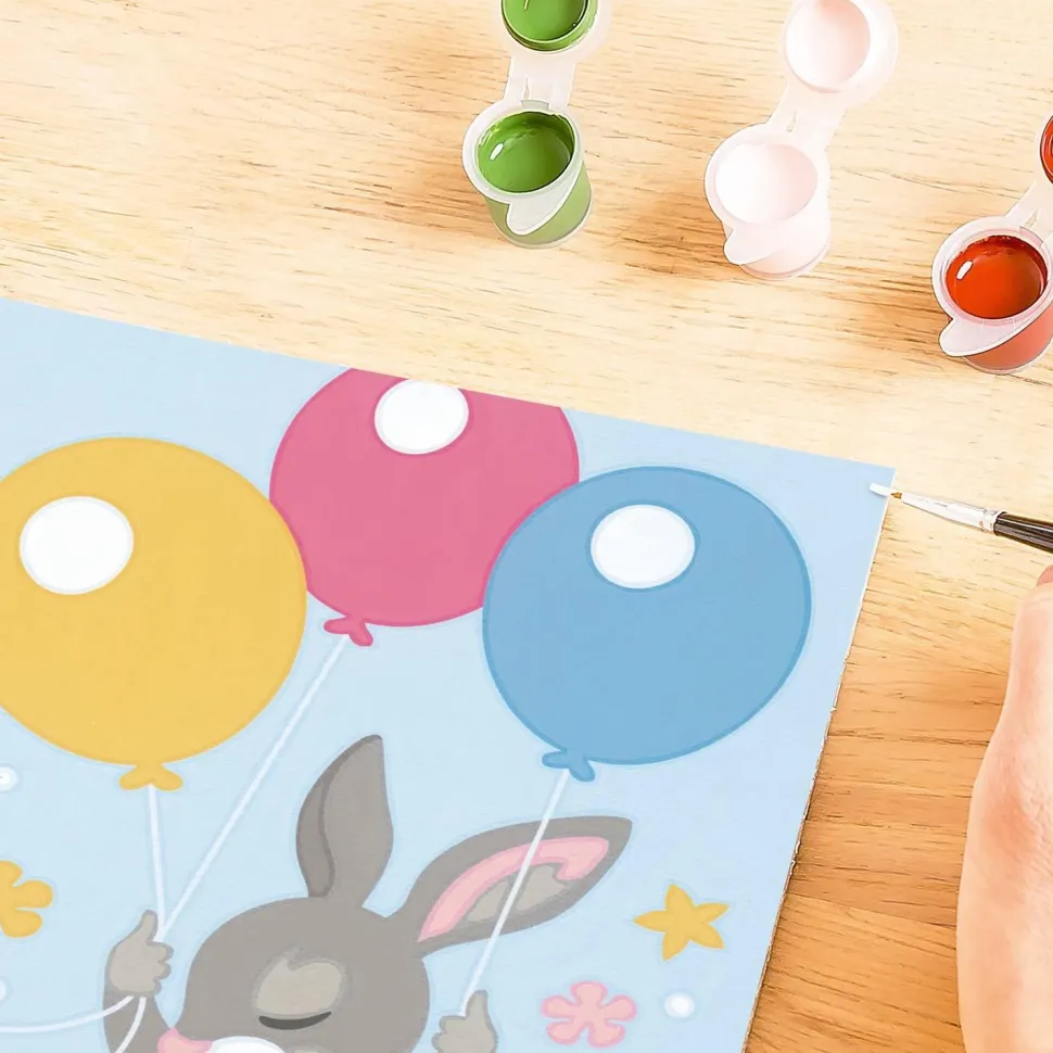 CreArt Kids 13x18cm : Lapin et ballons - Ravensburger